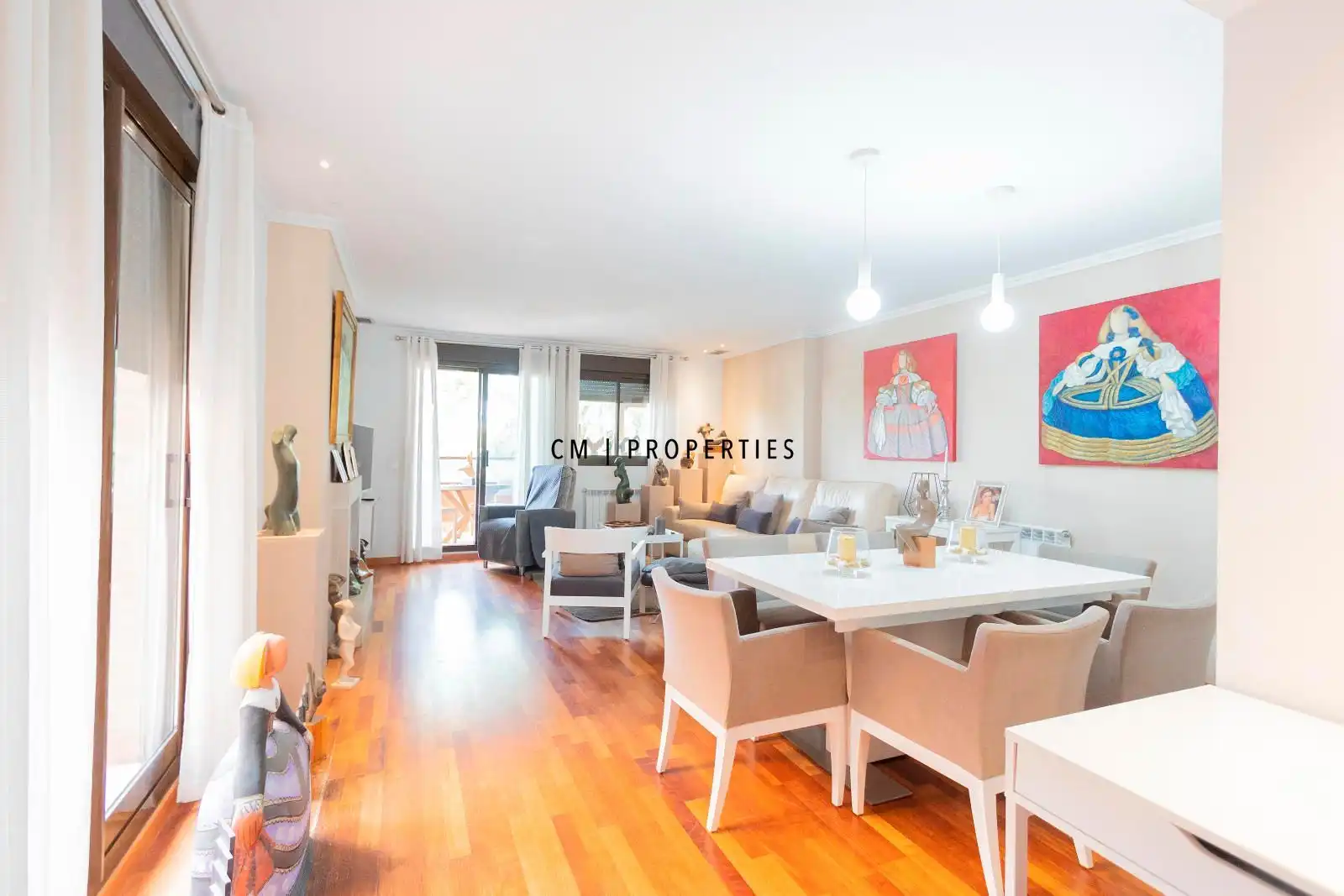 Sala de estar de Casa adosada de alquiler en Bétera con Aire acondicionado, Calefacción y Parquet