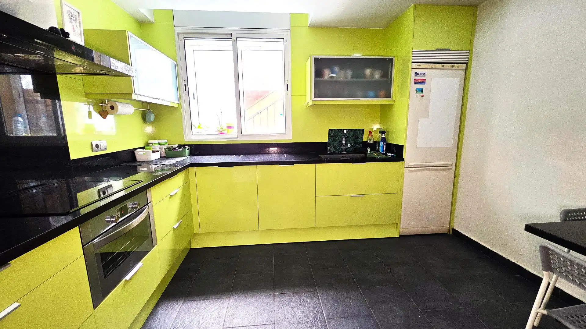 Cocina de Casa o chalet en venta en Barcelona con Aire acondicionado, Parquet y Terraza