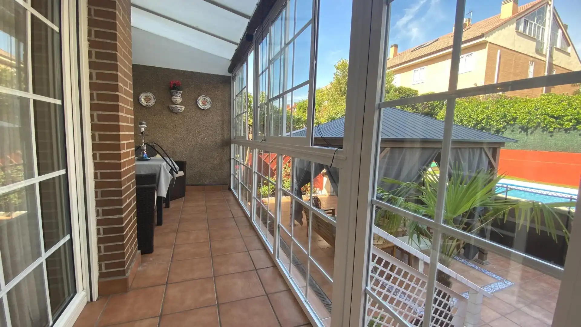 Terraza de Casa adosada en venta en San Blas