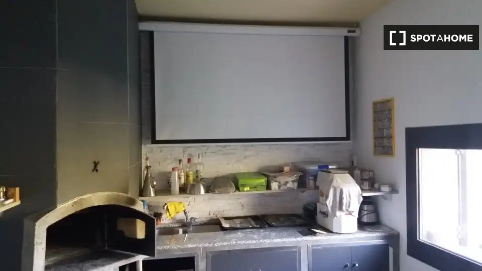Cocina de Piso de alquiler en Sant Cugat del Vallès con Aire acondicionado, Calefacción y Amueblado
