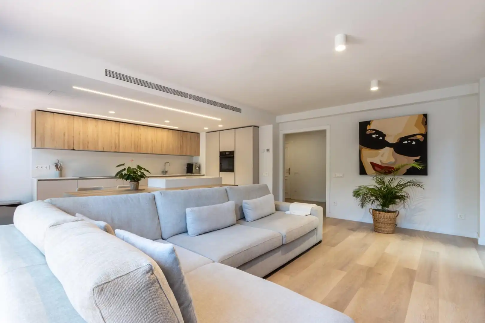 Sala d'estar de Casa adosada en venda en Sant Quirze del Vallès amb Aire condicionat, Calefacció i Parquet