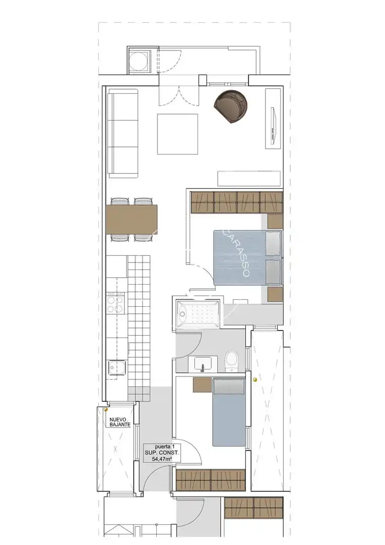 Piso en venta en Barcelona con Aire acondicionado, Calefacción y Amueblado