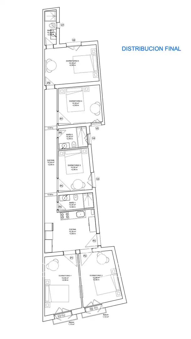 Apartamento en venta en Madrid con Aire acondicionado, Calefacción y Amueblado