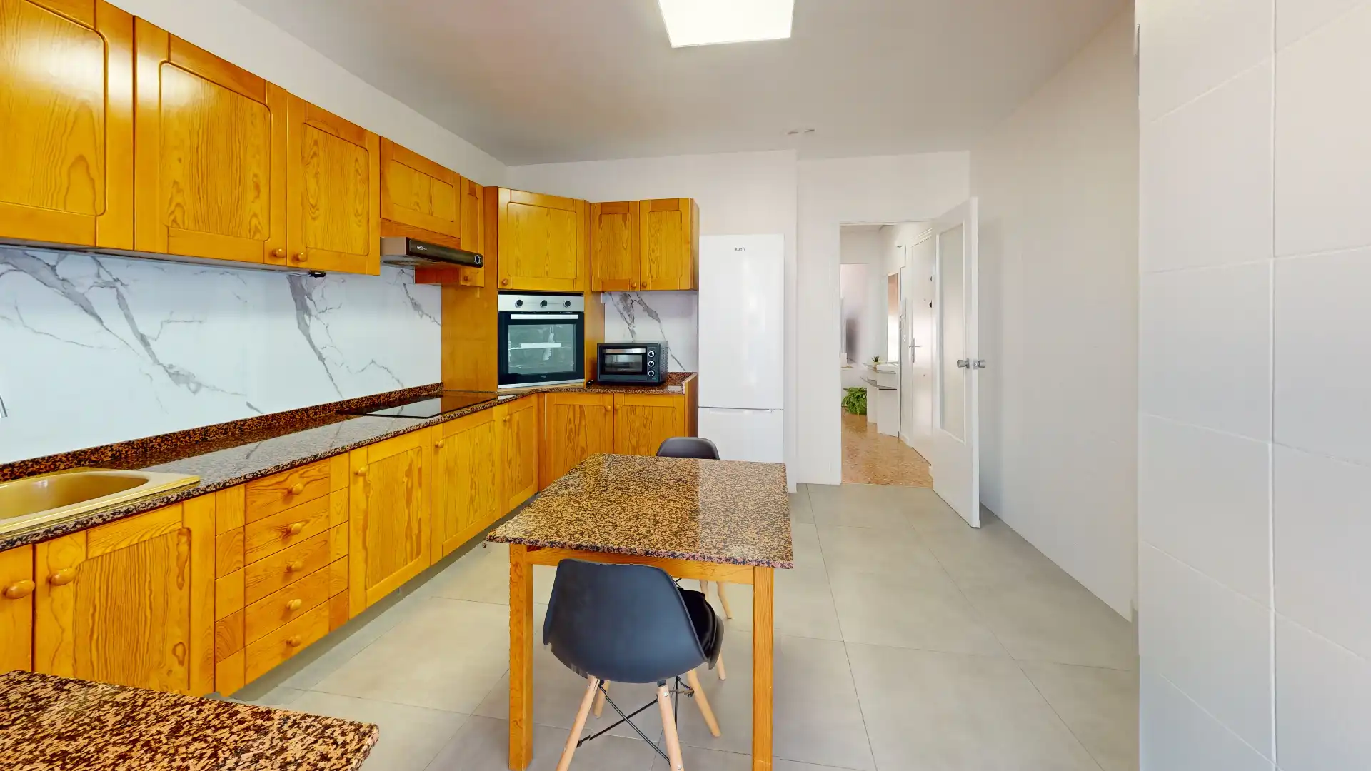 Küche von Wohnung zum Verkauf in Jijona / Xixona mit Klimaanlage, Heizung und Terrasse
