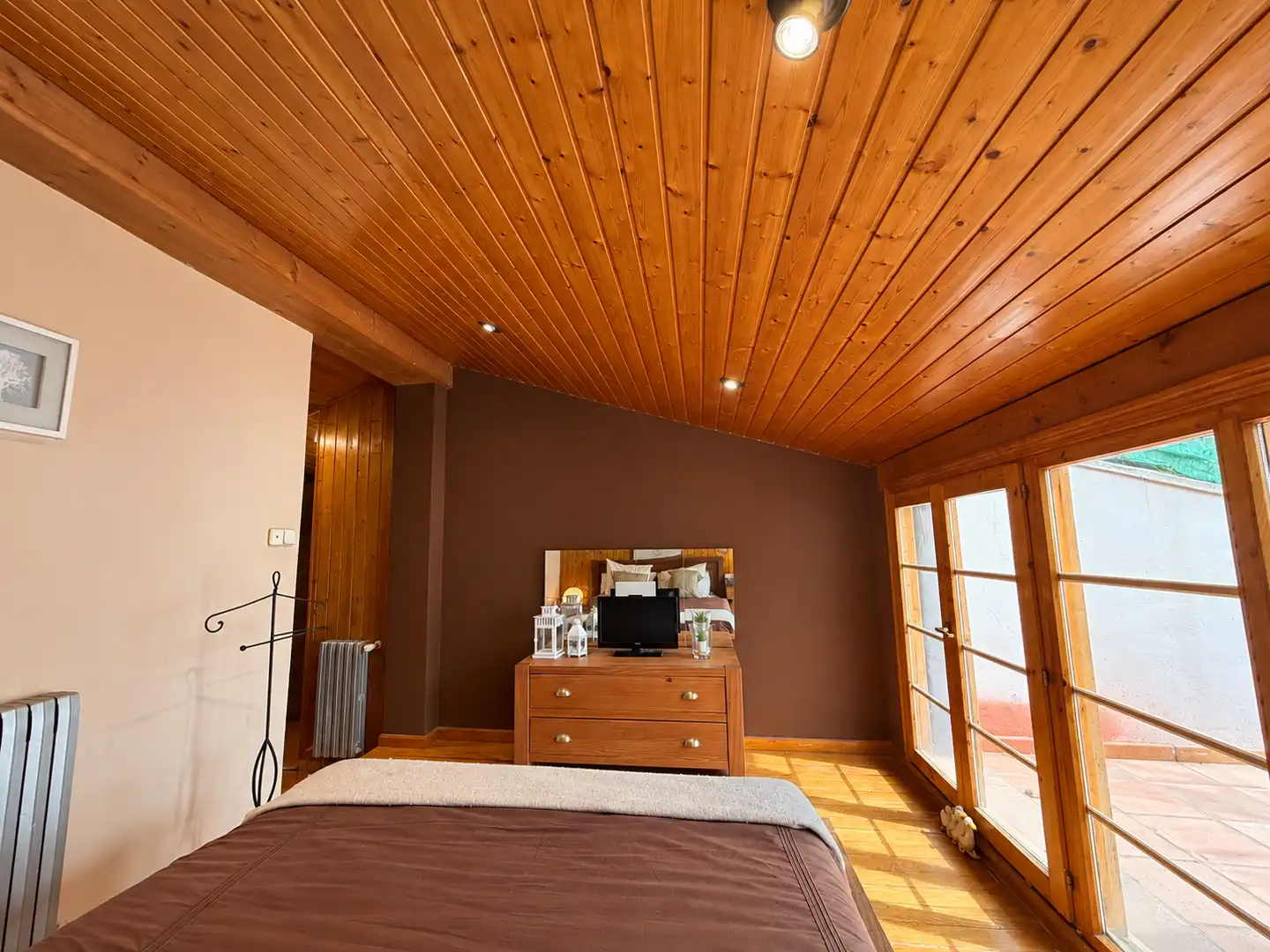 Schlafzimmer von Maisonette zum Verkauf in Zaragoza mit Heizung, Parkett und Terrasse