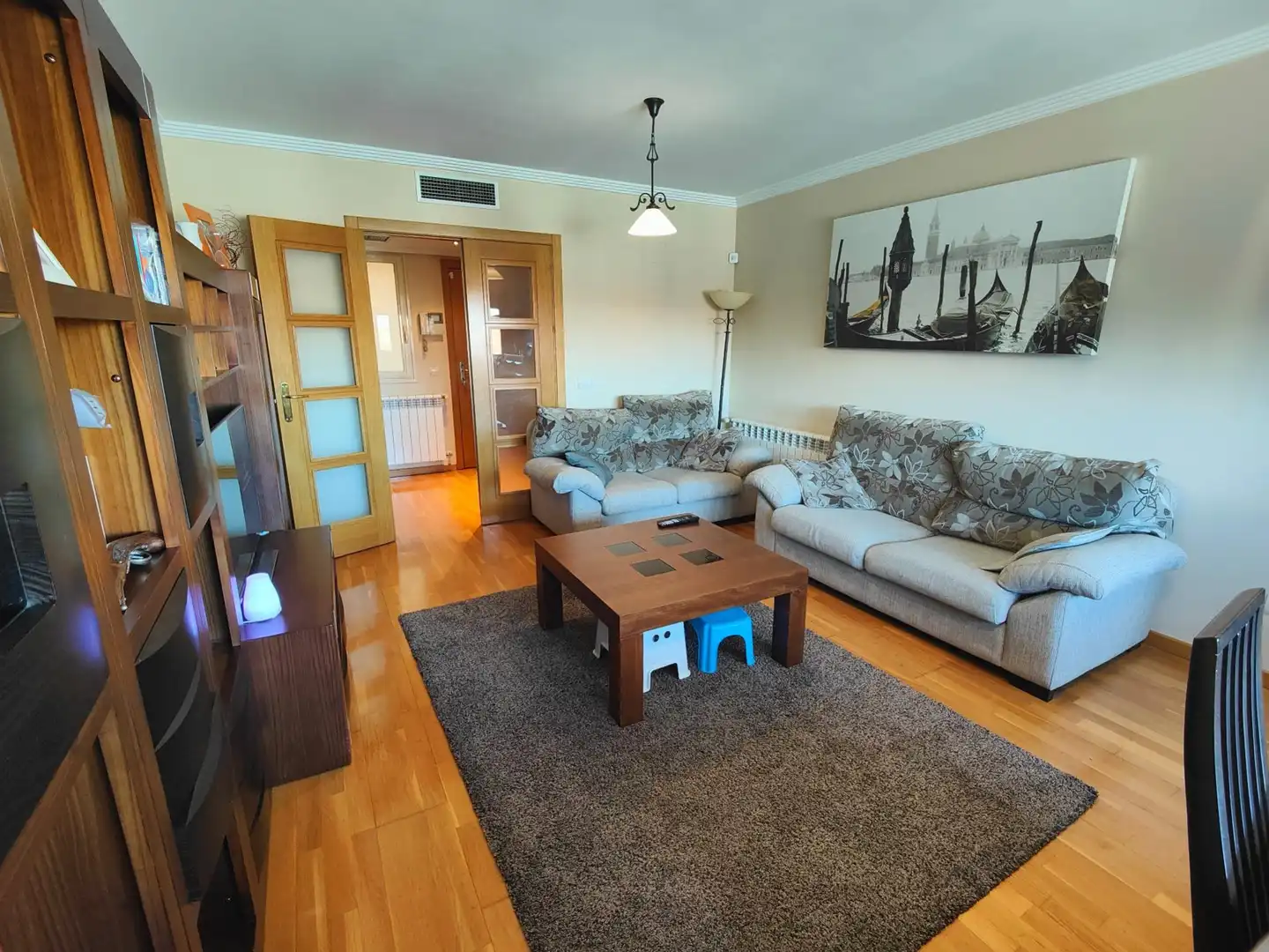Wohnzimmer von Wohnung zum Verkauf in Valdemoro mit Klimaanlage, Parkett und Abstellraum