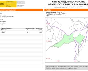 Exterior view of Land for sale in Pina de Montalgrao