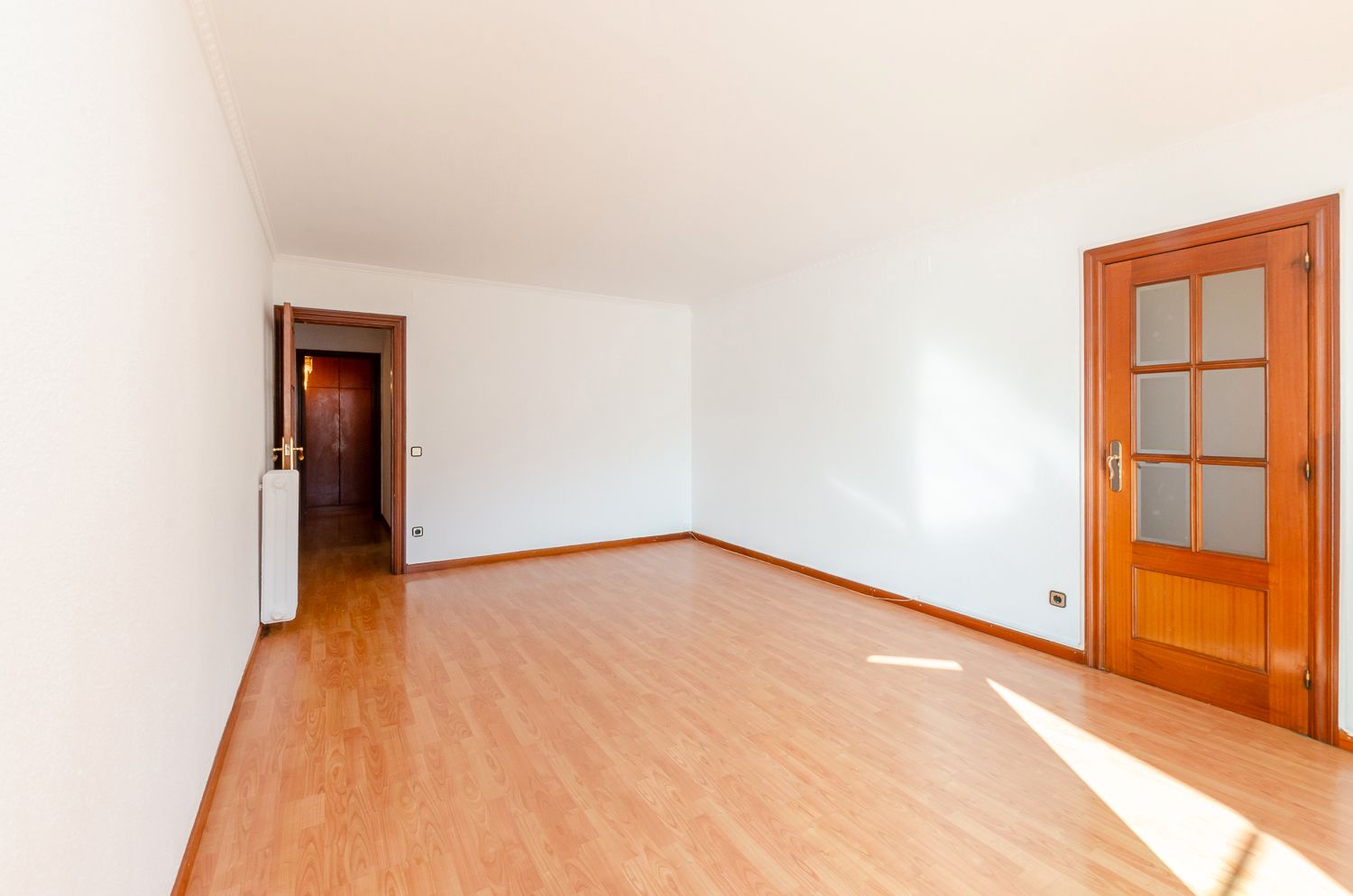 Living room of Flat for sale in  Barcelona Capital  with Air Conditioner, Heating and Parquet flooring