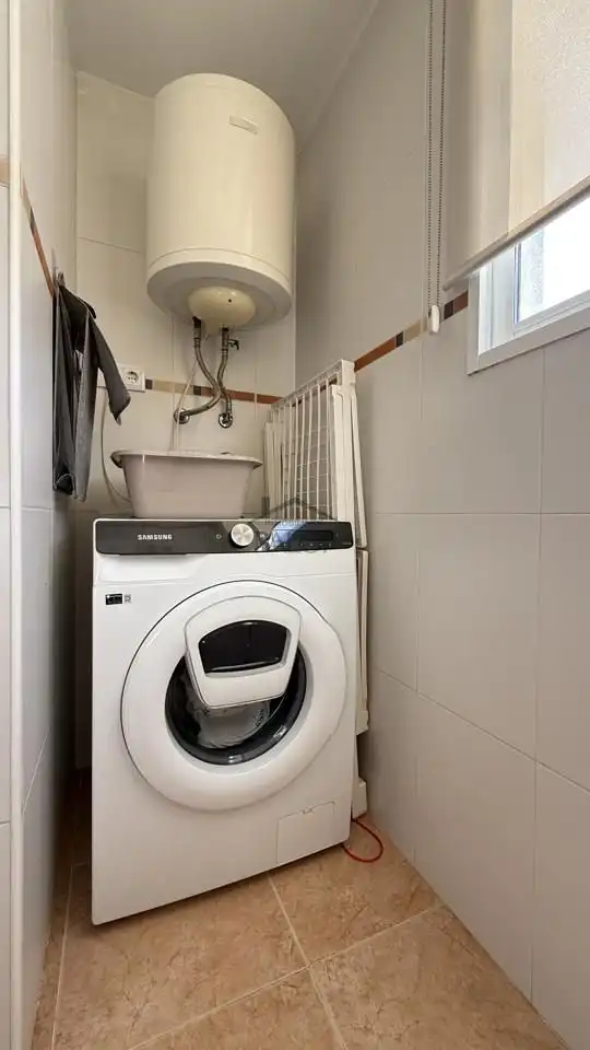 Badezimmer von Maisonette zum Verkauf in La Pobla Llarga mit Klimaanlage und Terrasse