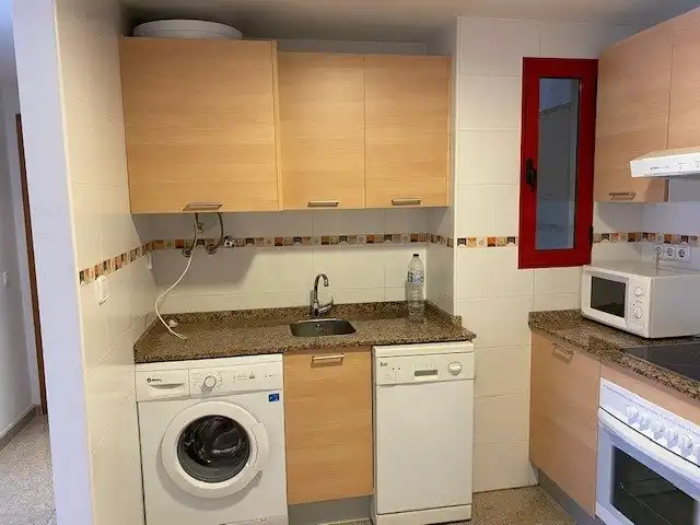 Cuina de Apartament de lloguer en Murcia amb Aire condicionat, Calefacció i Traster