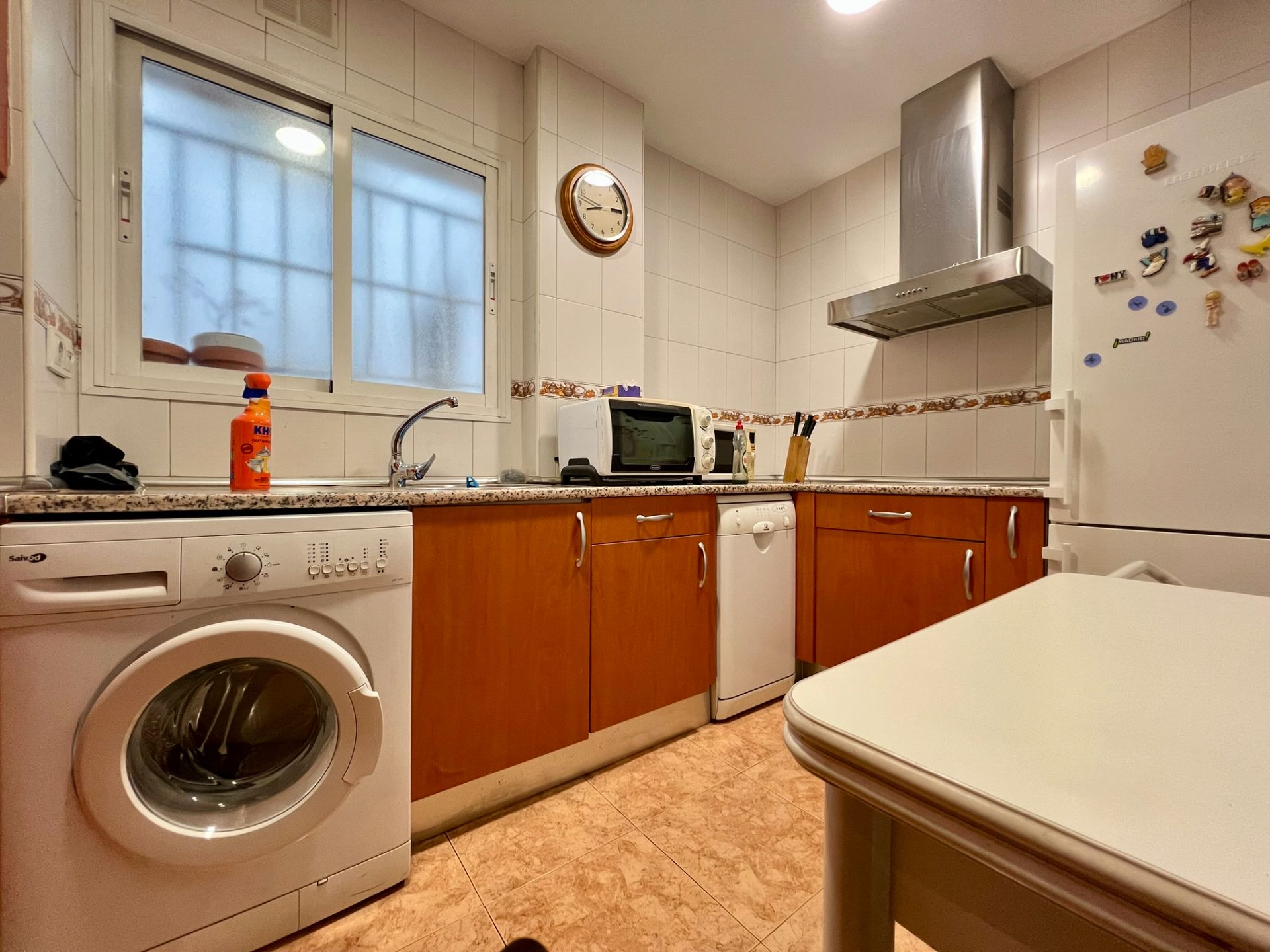 Kitchen of Flat for sale in  Madrid Capital  with Air Conditioner, Heating and Parquet flooring