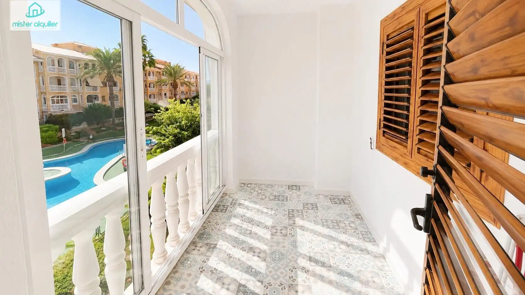 Terrasse von Wohnungen zur Miete in El Campello mit Klimaanlage, Heizung und Terrasse