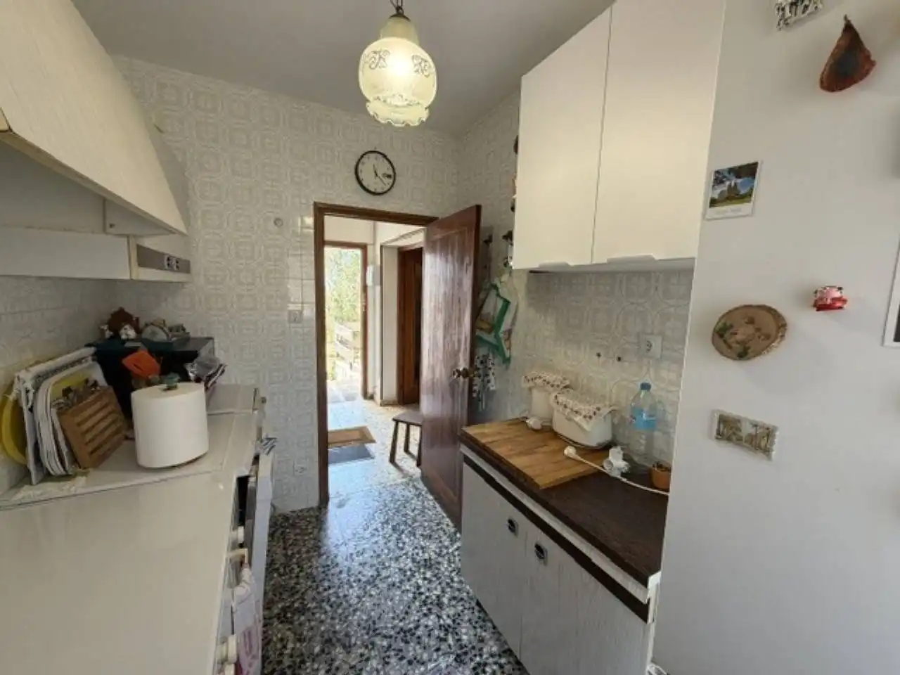 Cuina de Casa o xalet en venda en Rascafría amb Jardí privat, Terrassa i Moblat
