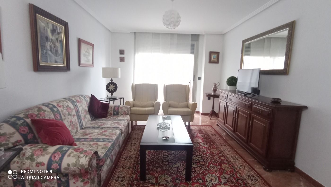 Sala d'estar de Pis de lloguer en Alicante / Alacant amb Aire condicionat, Calefacció i Balcó