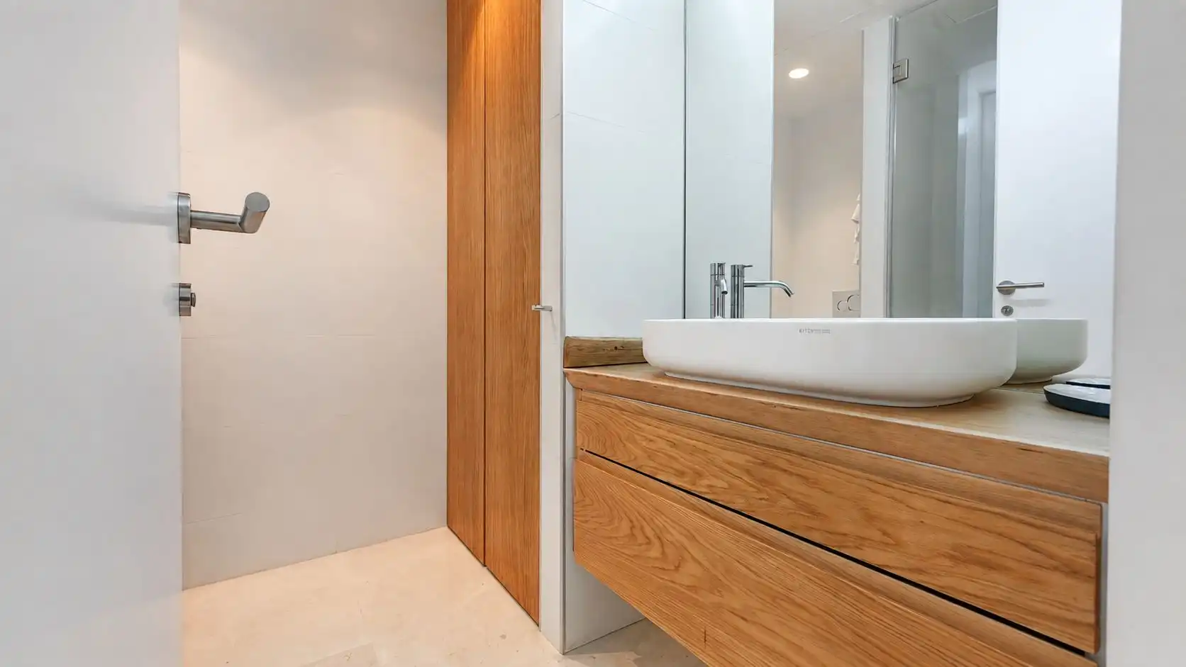 Baño de Apartamento de alquiler en Jávea / Xàbia con Aire acondicionado, Calefacción y Terraza