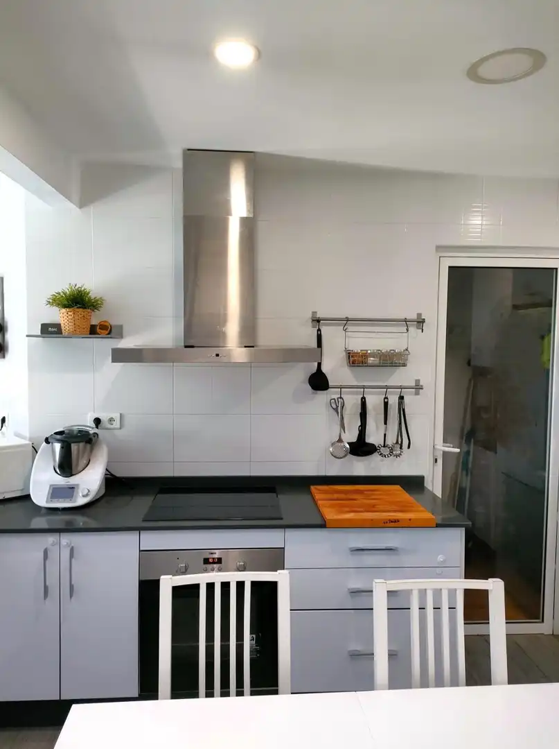 Kitchen of Flat for sale in Villajoyosa / La Vila Joiosa  with Air Conditioner, Terrace and Balcony