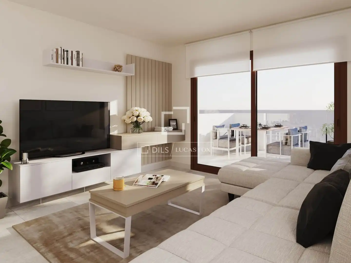 Sala de estar de Piso en venta en Capdepera con Aire acondicionado, Calefacción y Terraza