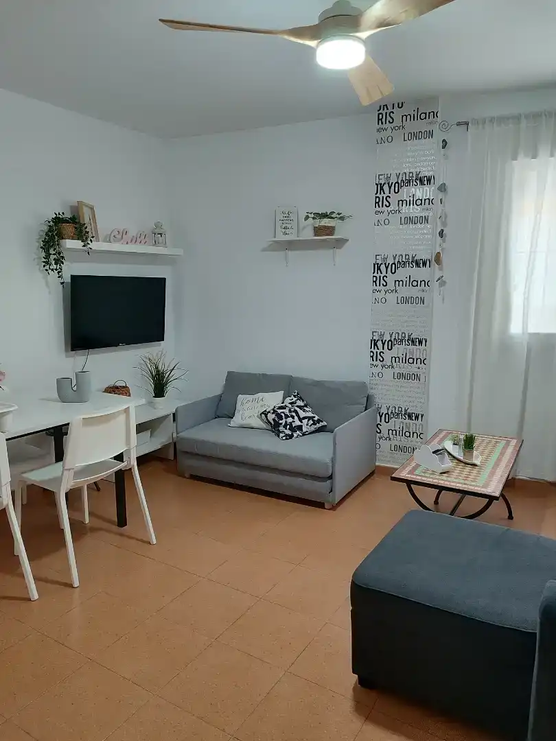 Sala de estar de Apartamento de alquiler en Conil de la Frontera