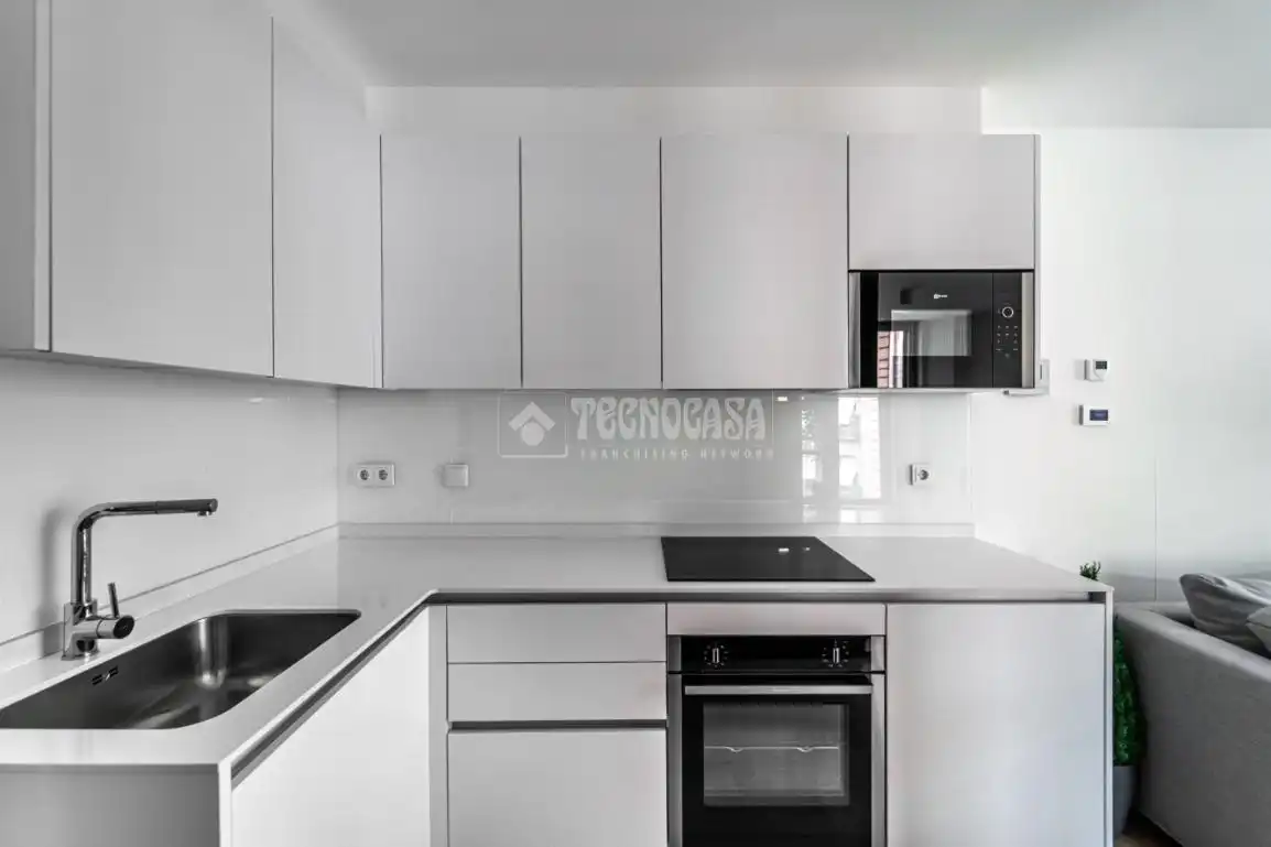 Kitchen of Study for rent in Madrid  with Air Conditioner, Heating and Terrace