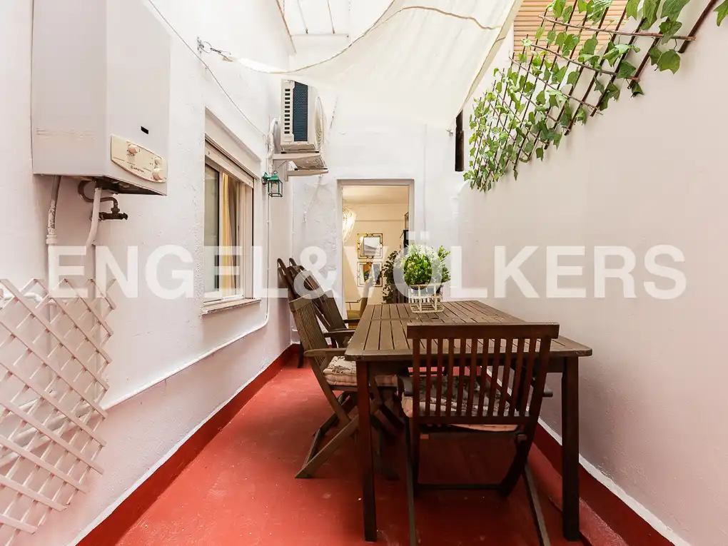 Terrace of Flat for rent in Valencia  with Air Conditioner, Heating and Terrace