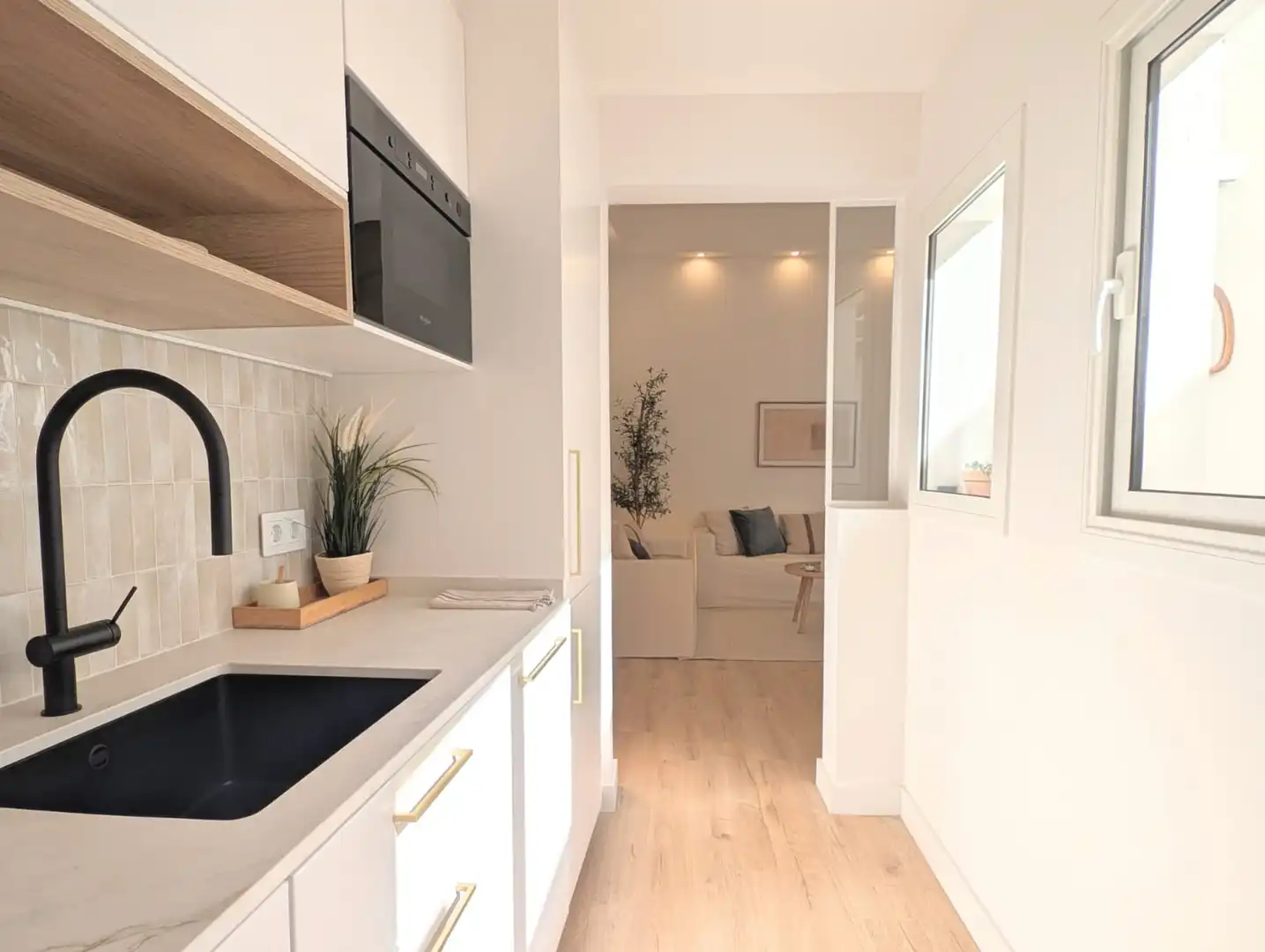 Cocina de Casa adosada en venta en Mataró con Aire acondicionado, Calefacción y Parquet
