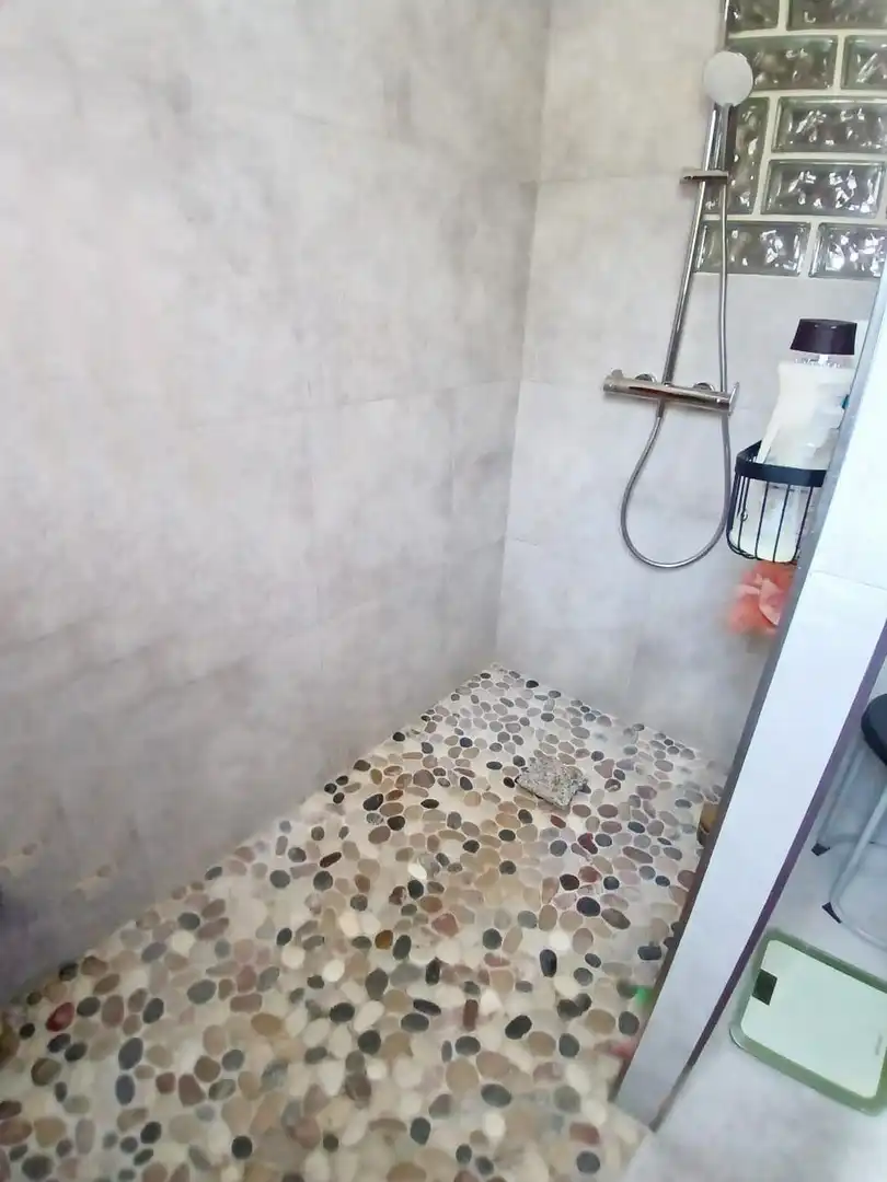 Baño de Casa o chalet en venta en Aljaraque con Calefacción, Jardín privado y Piscina
