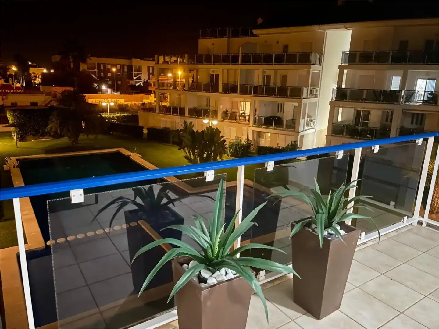 Terrace of Flat for rent in Oliva  with Air Conditioner, Swimming Pool and Furnished