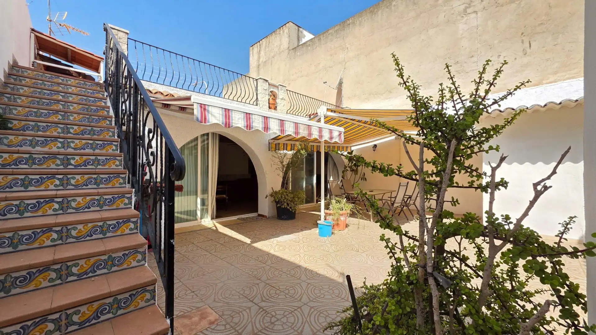 Terraza de Casa o chalet en venta en Daimús con Aire acondicionado, Jardín privado y Terraza