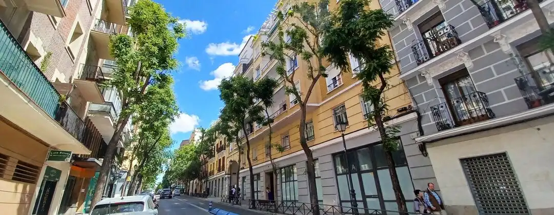 Vista exterior de Piso de alquiler en  Madrid Capital con Calefacción