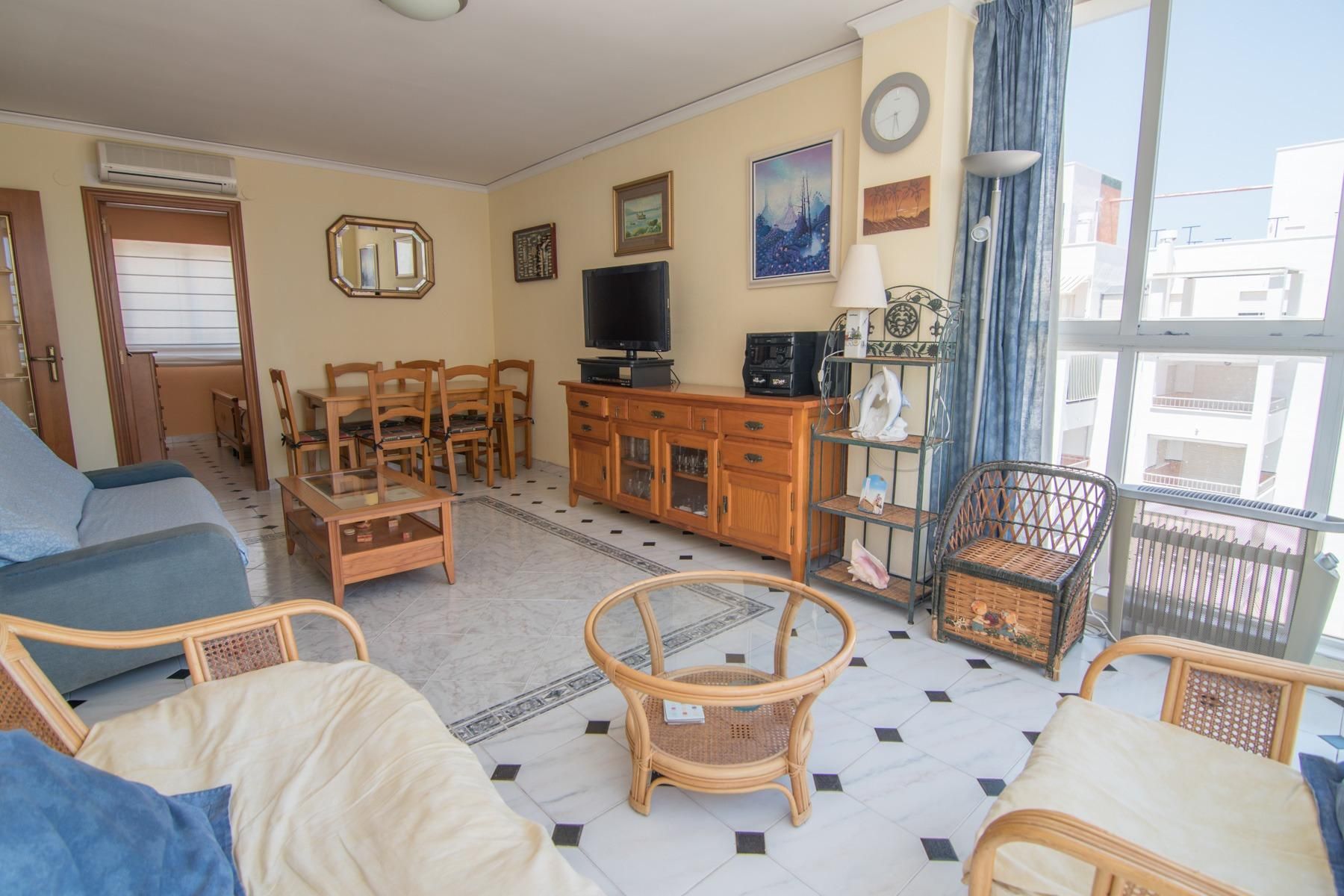 Sala d'estar de Apartament en venda en Gandia amb Aire condicionat