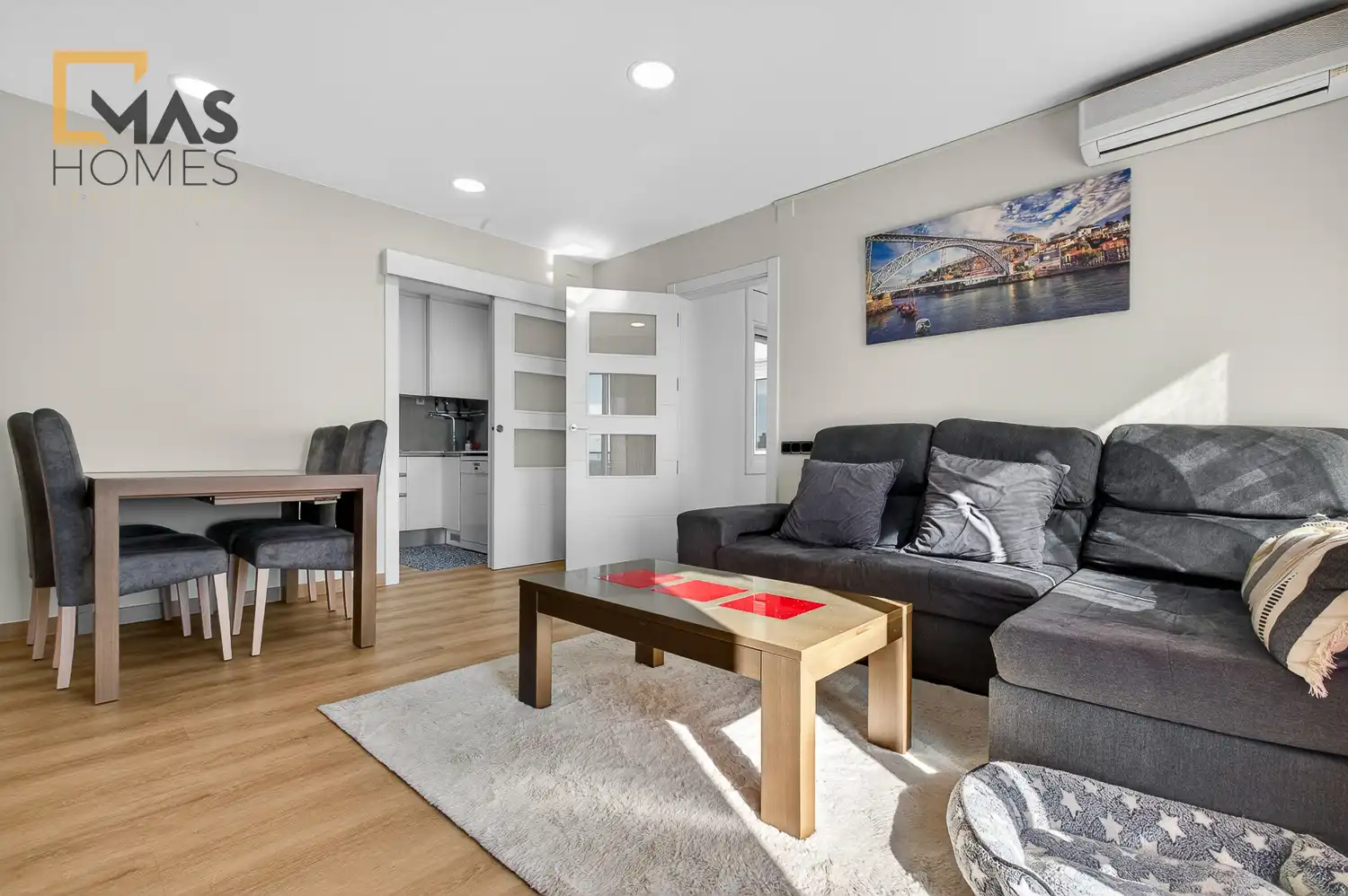 Wohnzimmer von Wohnung zum Verkauf in Sabadell mit Klimaanlage, Heizung und Terrasse