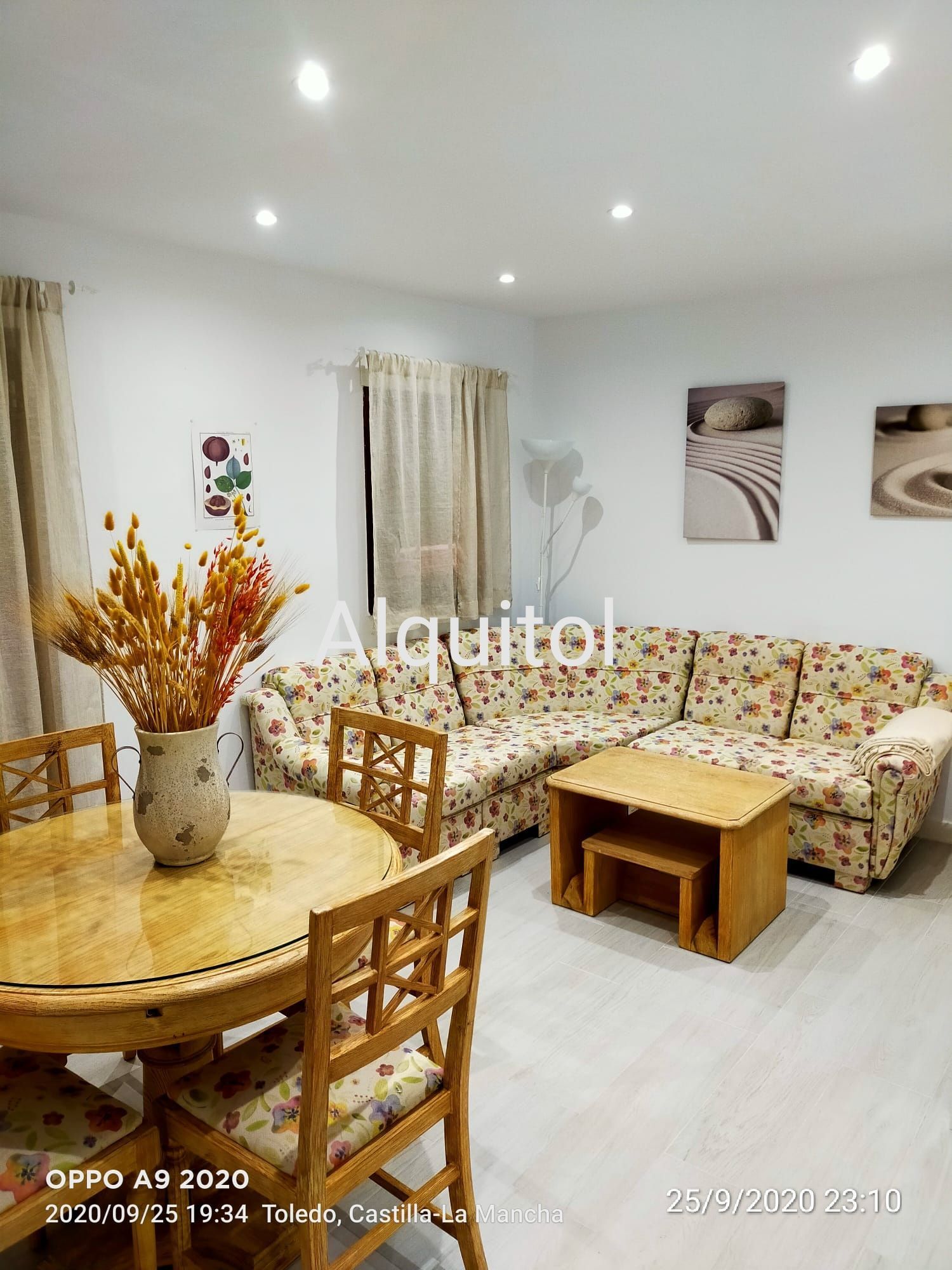 Living room of Flat to rent in  Toledo Capital  with Air Conditioner, Heating and Terrace