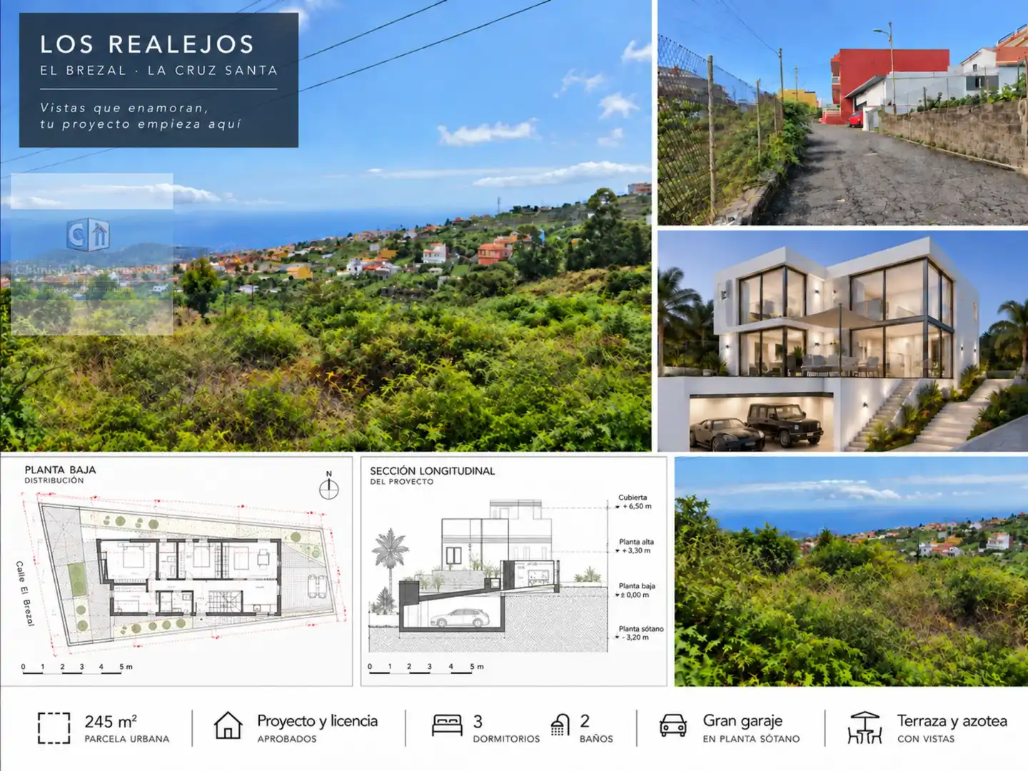 Vista exterior de Residencial en venda en Los Realejos