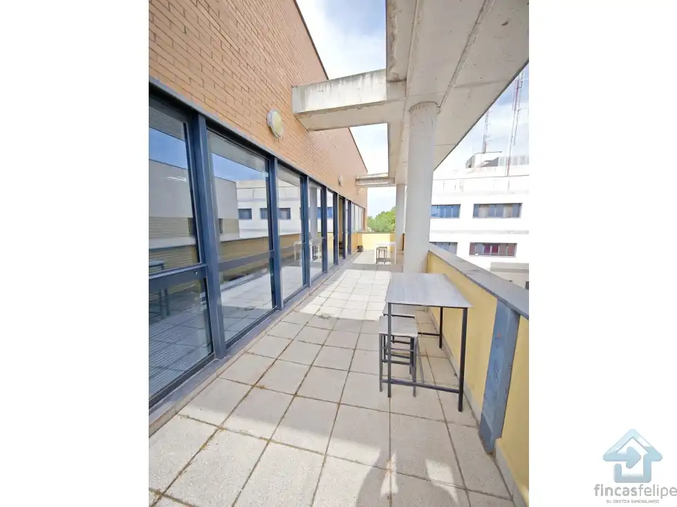 Terraza de Oficina de alquiler en Madrid con Amueblado