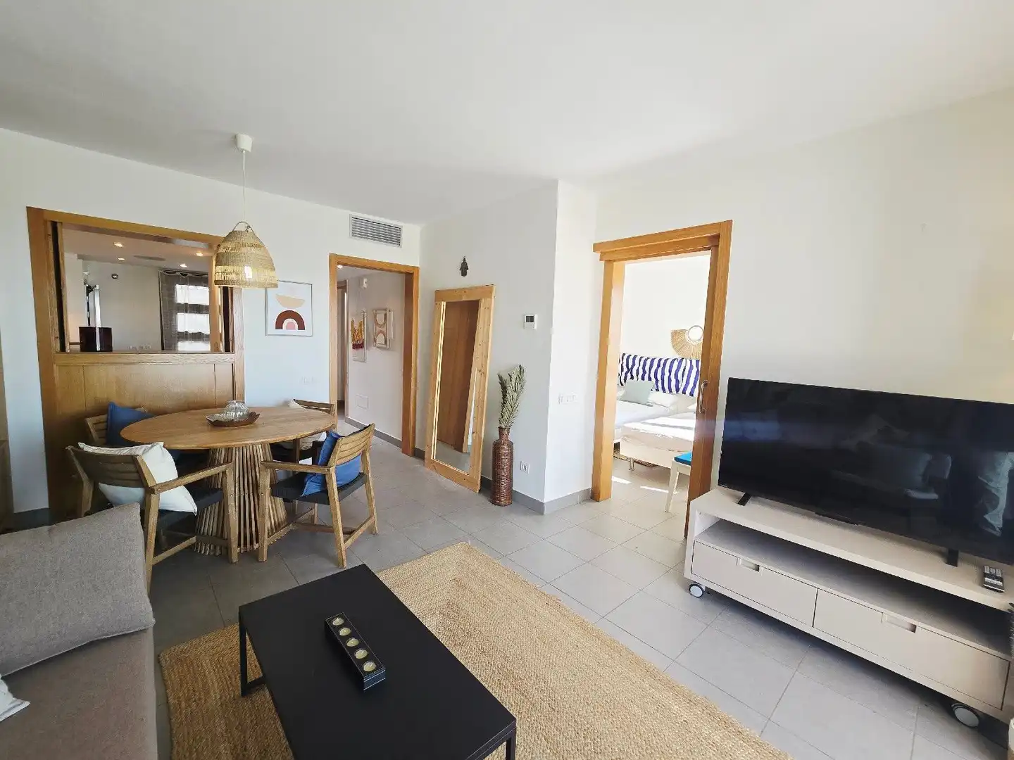 Wohnzimmer von Wohnung zum Verkauf in Mojácar mit Klimaanlage, Terrasse und Schwimmbad