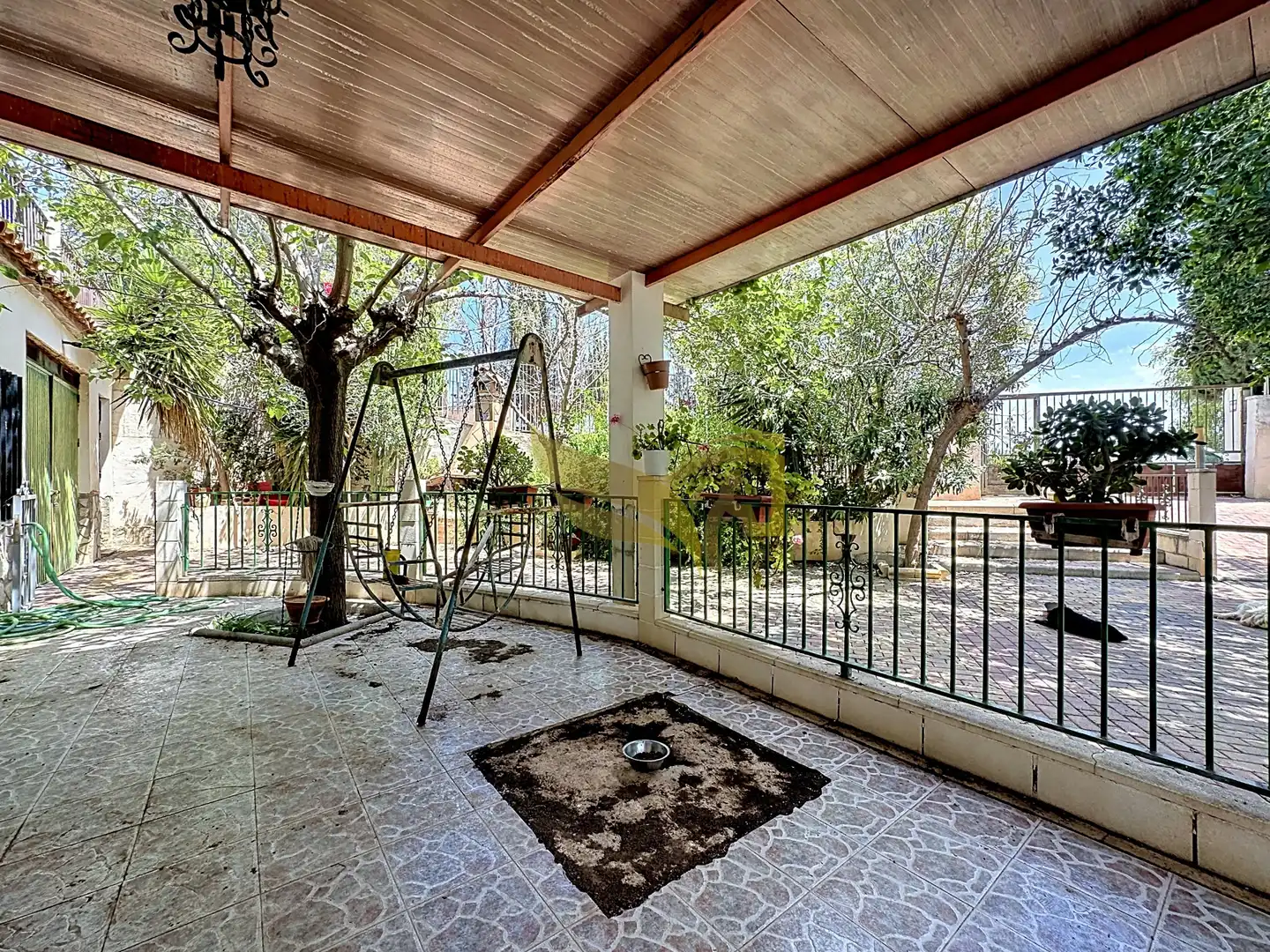 Terraza de Finca rústica en venta en Las Torres de Cotillas con Aire acondicionado, Jardín privado y Terraza