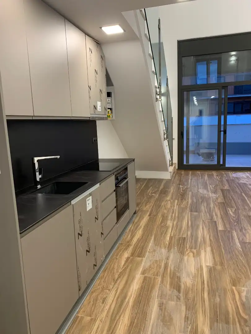Kitchen of Attic for sale in Sant Feliu de Llobregat  with Air Conditioner, Heating and Terrace