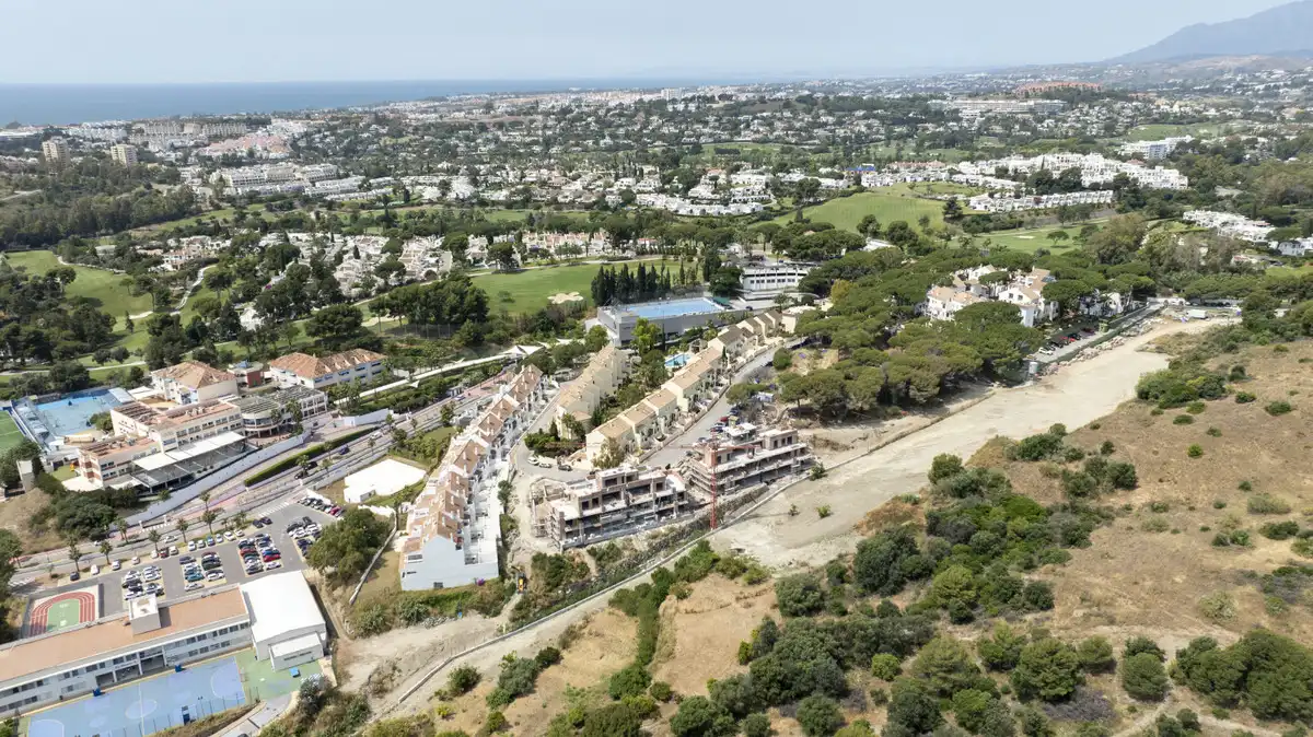 Vista exterior de Planta baja en venta en Marbella con Aire acondicionado, Jardín privado y Terraza