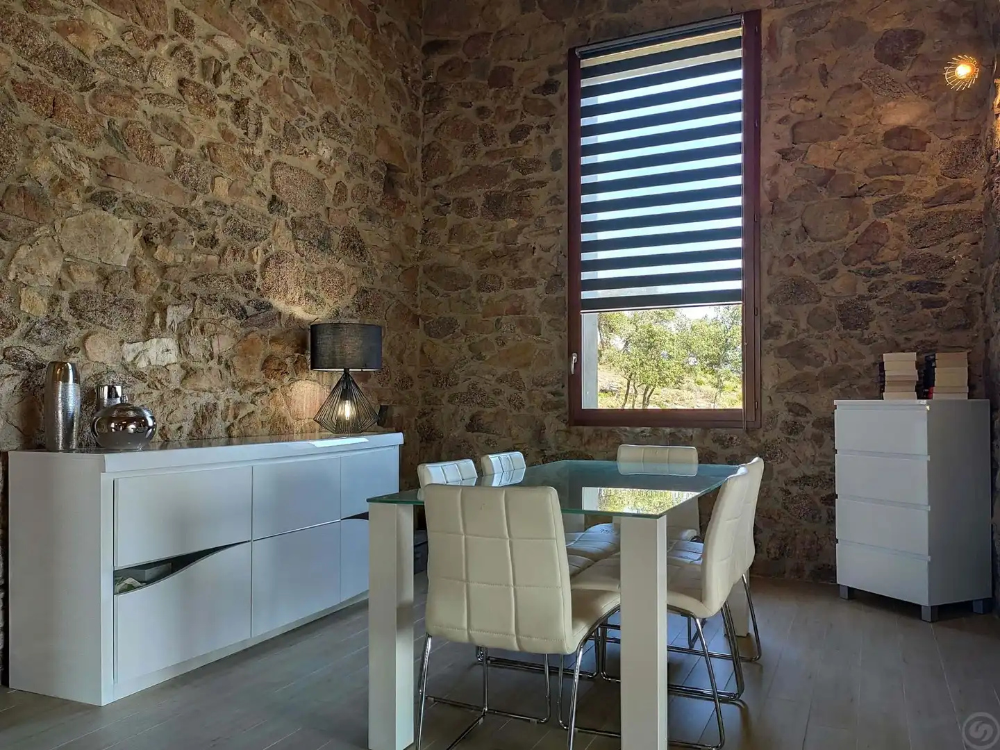 Dining room of Country homes for sale in La Jonquera  with Air Conditioner, Heating and Terrace