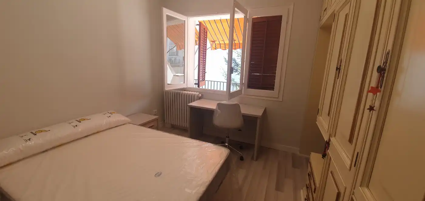 Schlafzimmer von Wohnung zur Miete in Mollerussa mit Klimaanlage, Terrasse und Möbliert