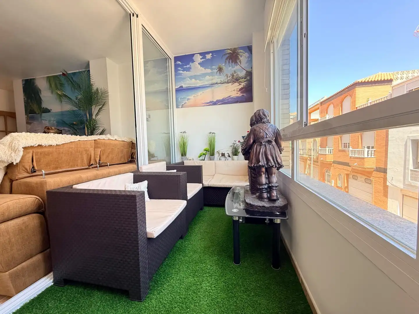 Terraza de Piso en venta en Roquetas de Mar con Amueblado