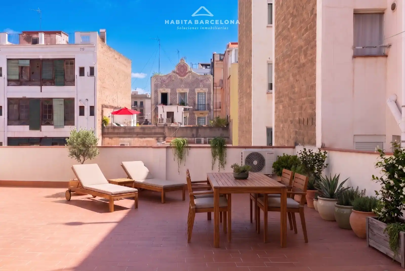 Terrace of Flat for sale in Barcelona  with Air Conditioner, Heating and Parquet flooring