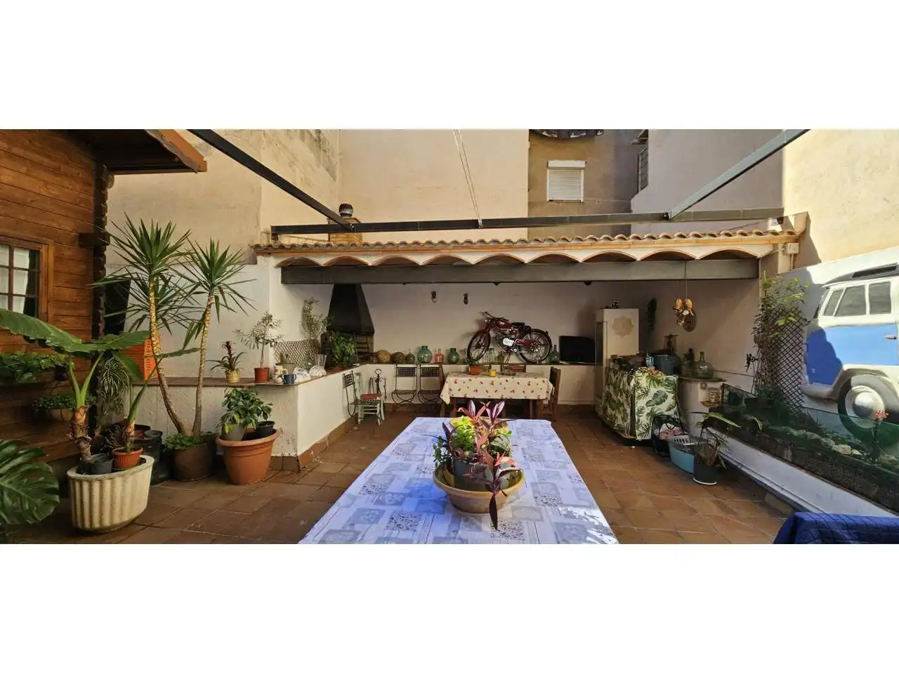 Terrace of Flat for sale in Badalona  with Air Conditioner, Private garden and Terrace
