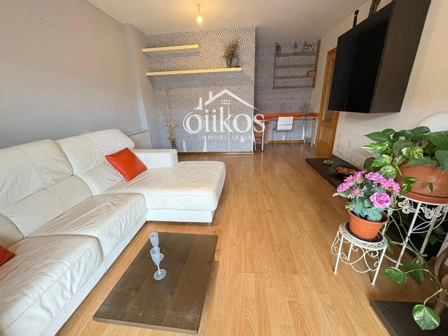 Sala de estar de Piso en venta en Terradillos con Calefacción, Trastero y Amueblado