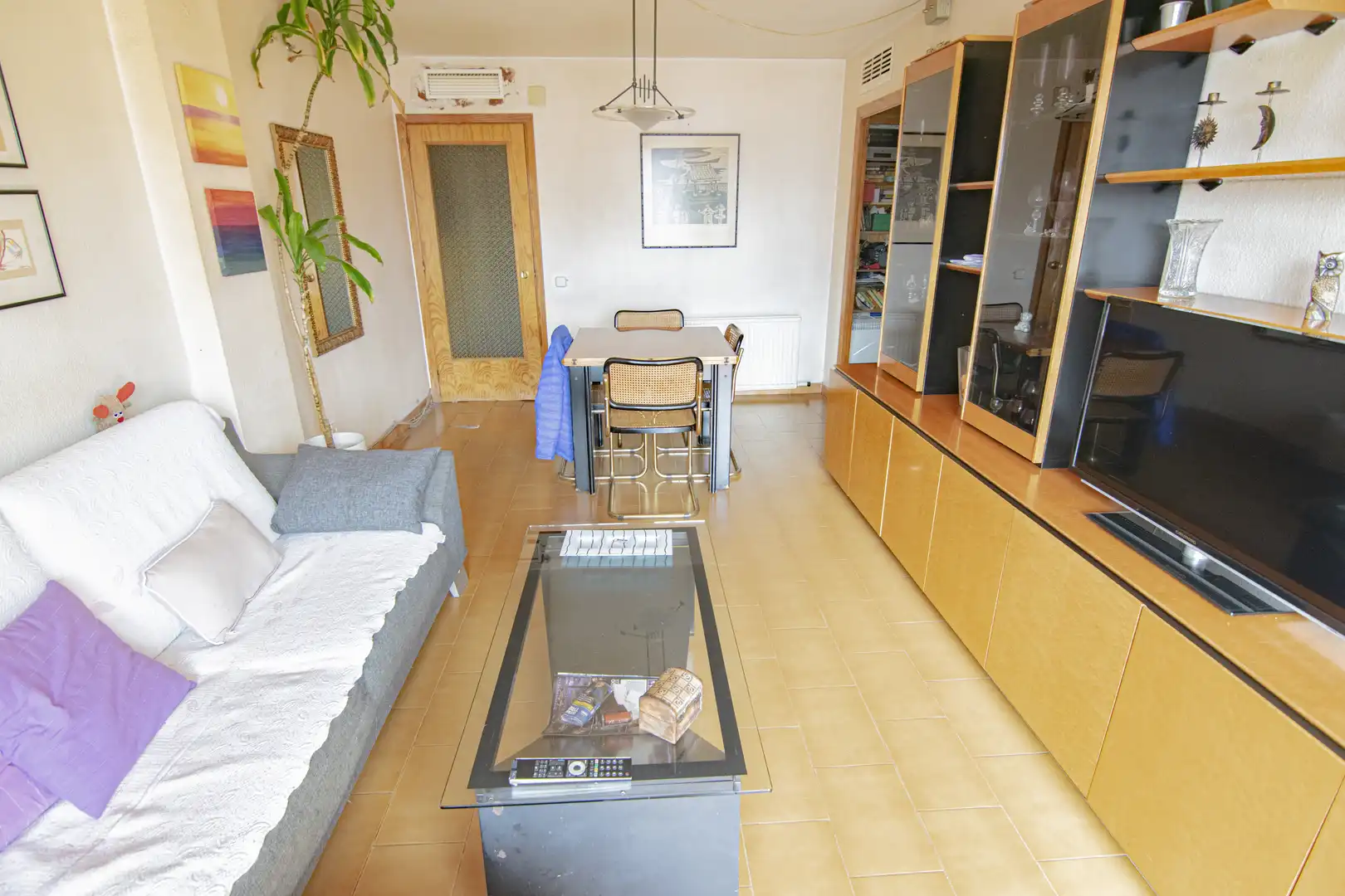 Sala de estar de Piso en venta en Barcelona con Calefacción