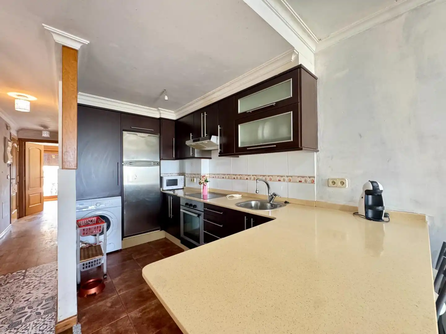 Küche von Wohnung zum Verkauf in O Grove   mit Heizung, Terrasse und Abstellraum