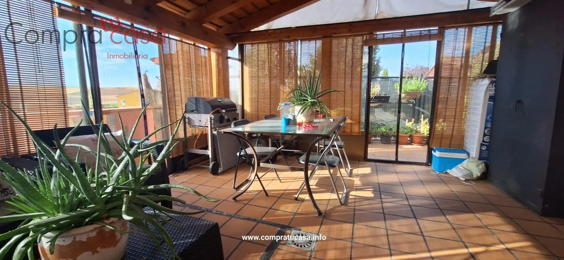 Terraza de Casa adosada en venta en Los Huertos, Segovia
