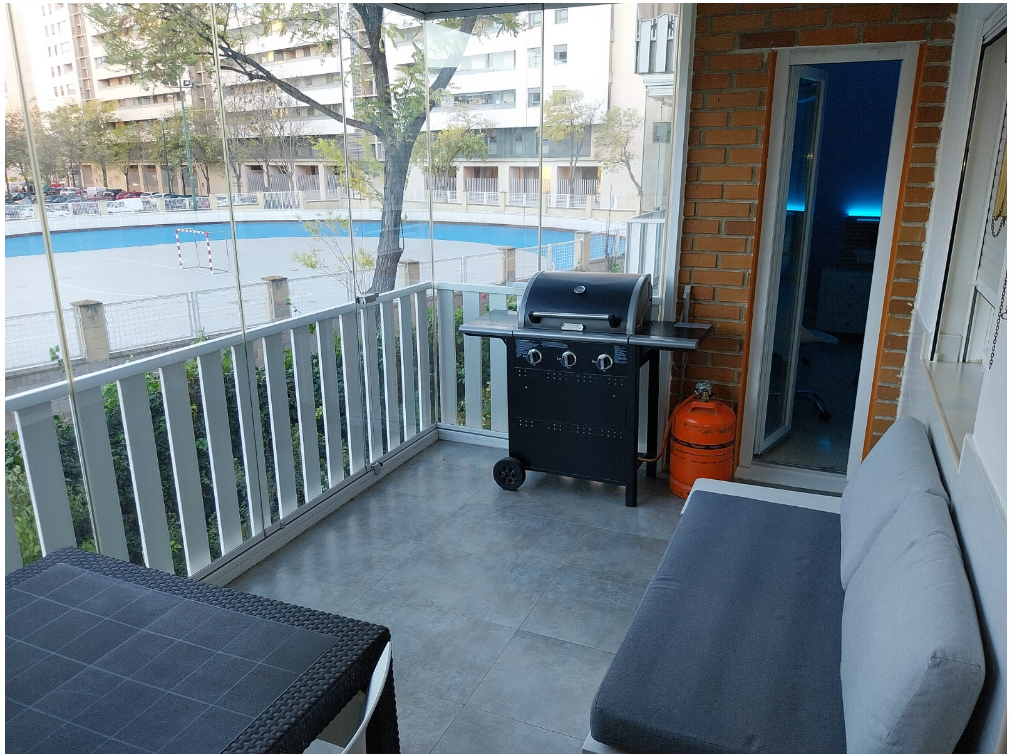 Terrace of Flat for sale in  Zaragoza Capital  with Air Conditioner, Heating and Terrace