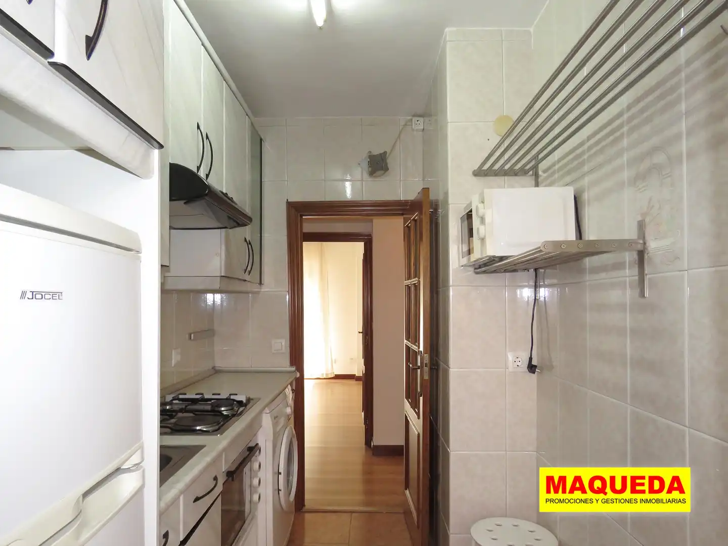 Küche von Wohnung zum Verkauf in Alcorcón mit Klimaanlage, Parkett und Terrasse
