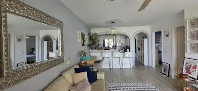 Sala d'estar de Planta baixa en venda en Mijas amb Aire condicionat, Calefacció i Terrassa